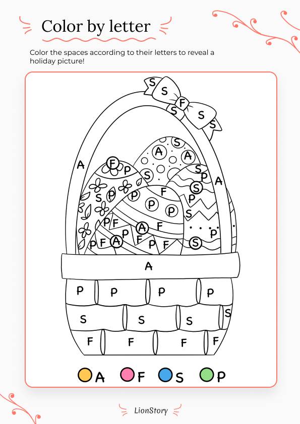 easter free worksheets and printables for kids lionstory