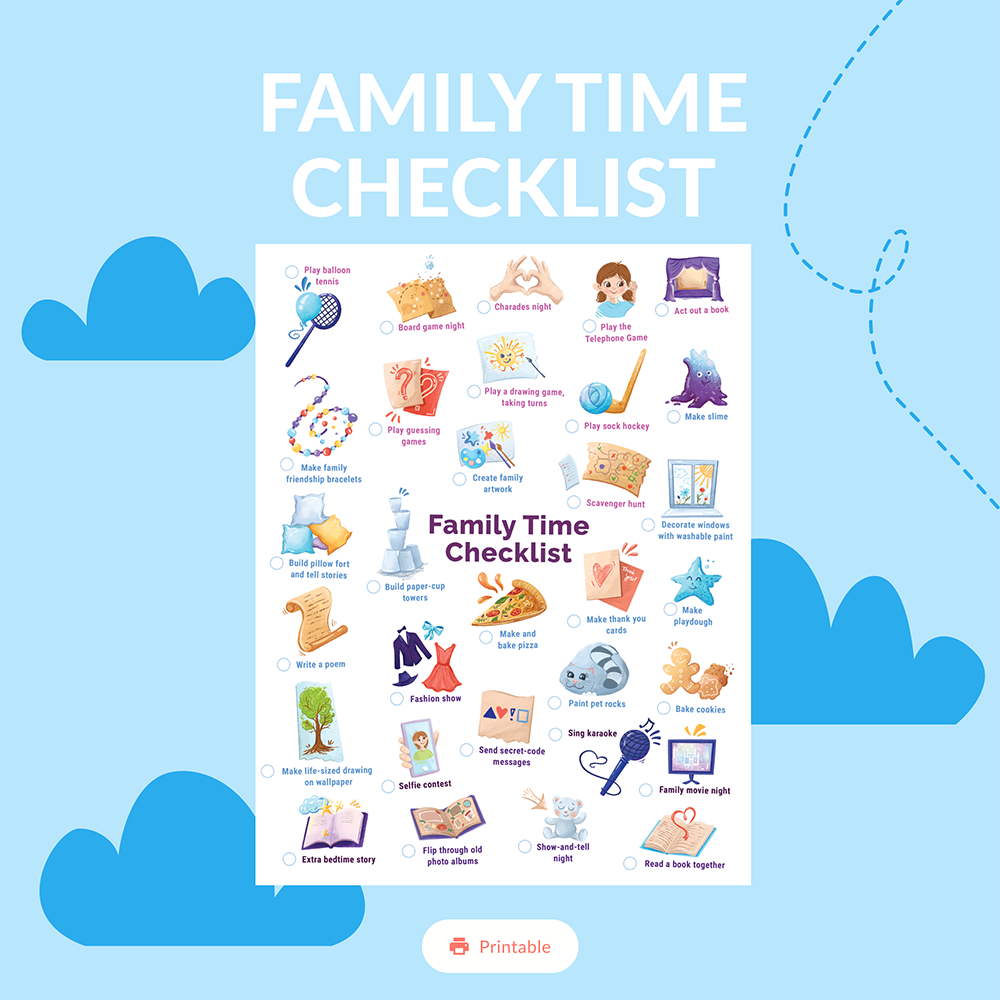 Family time checklist